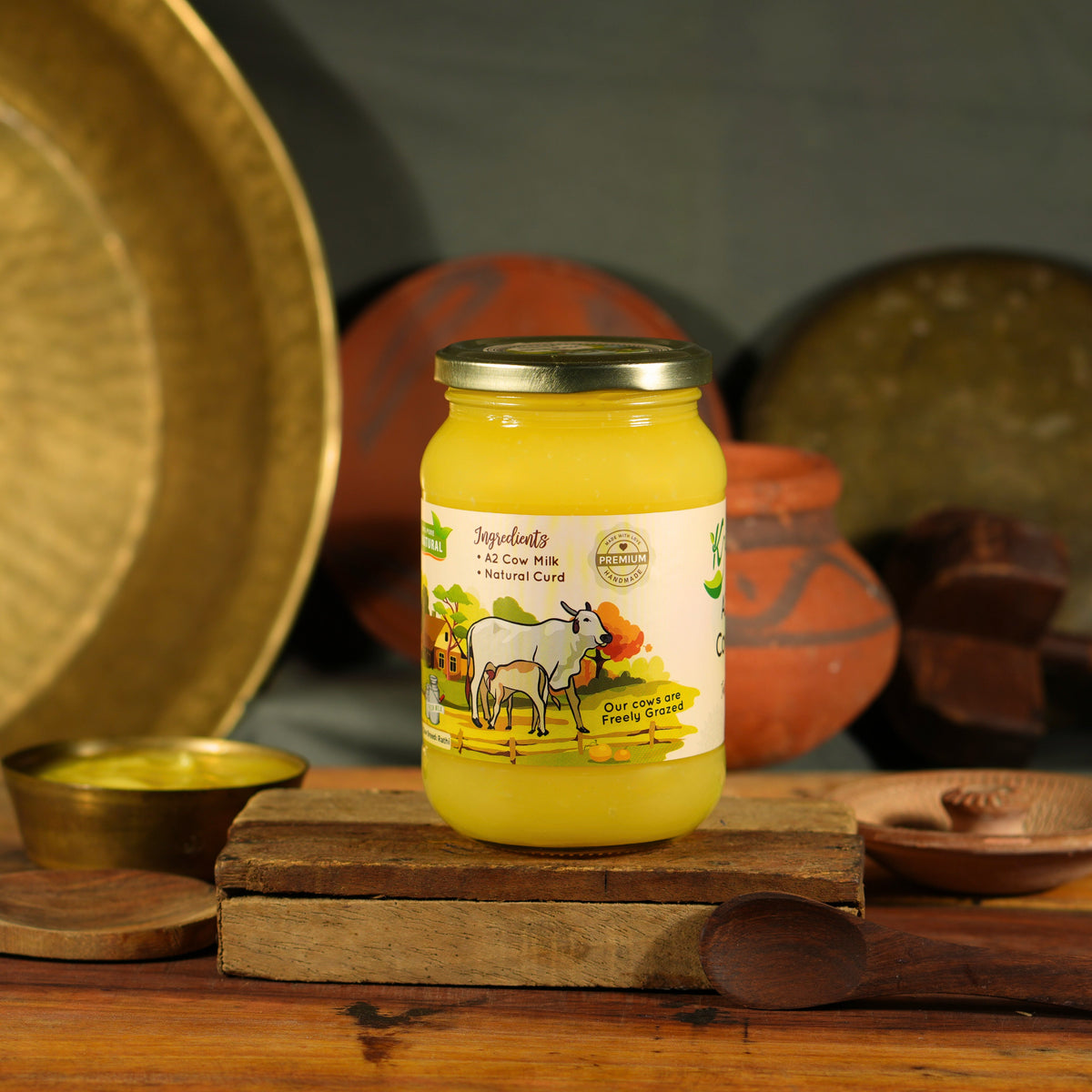A2 Desi Cow Bilona Ghee 500ml