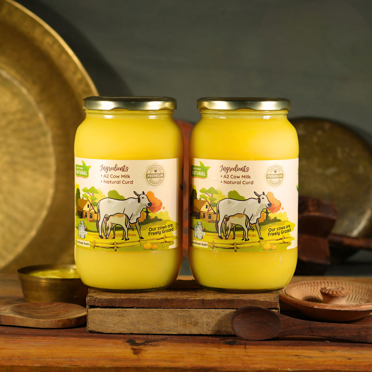 A2 Desi Cow Bilona Ghee 2 Litre