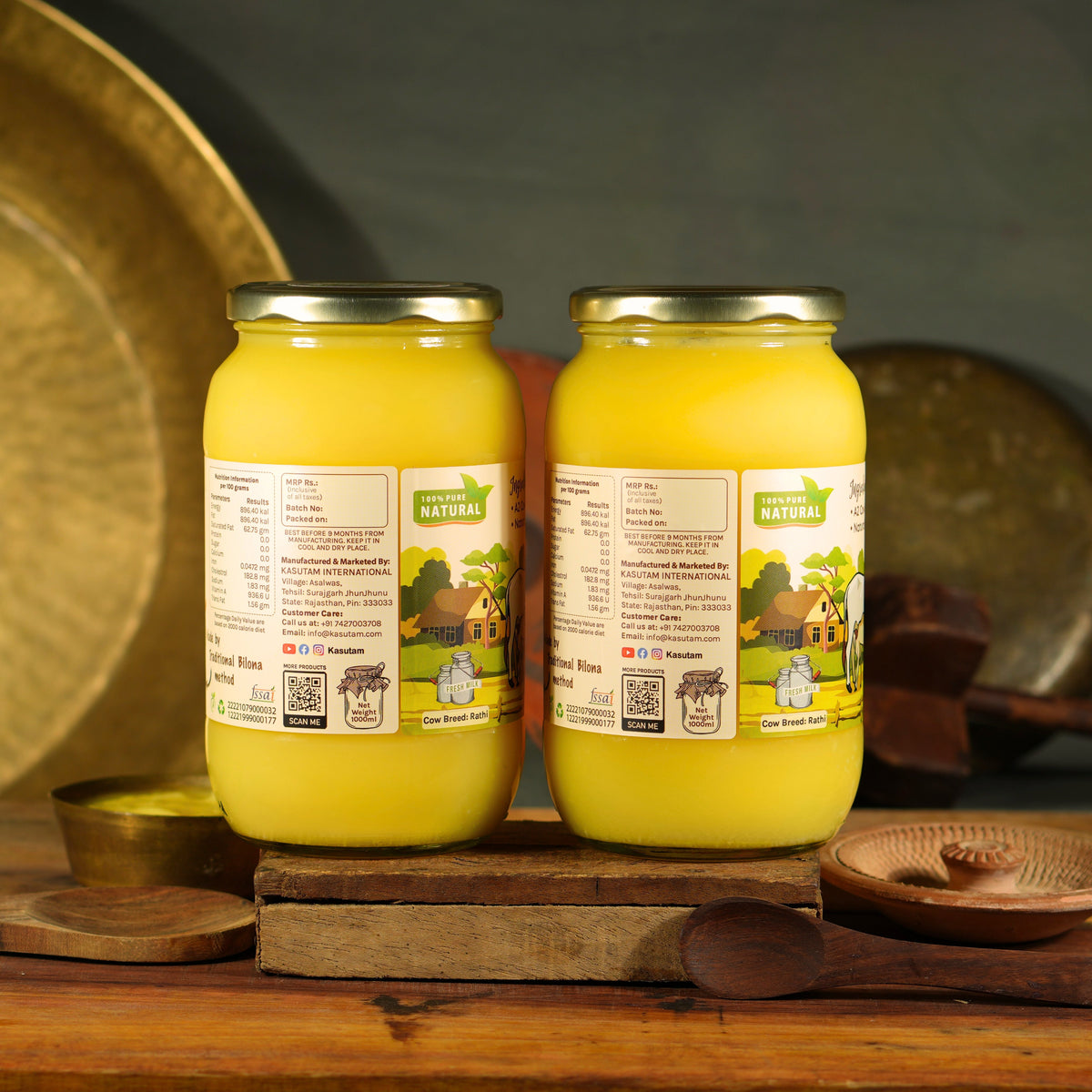A2 Desi Cow Bilona Ghee 2 Litre
