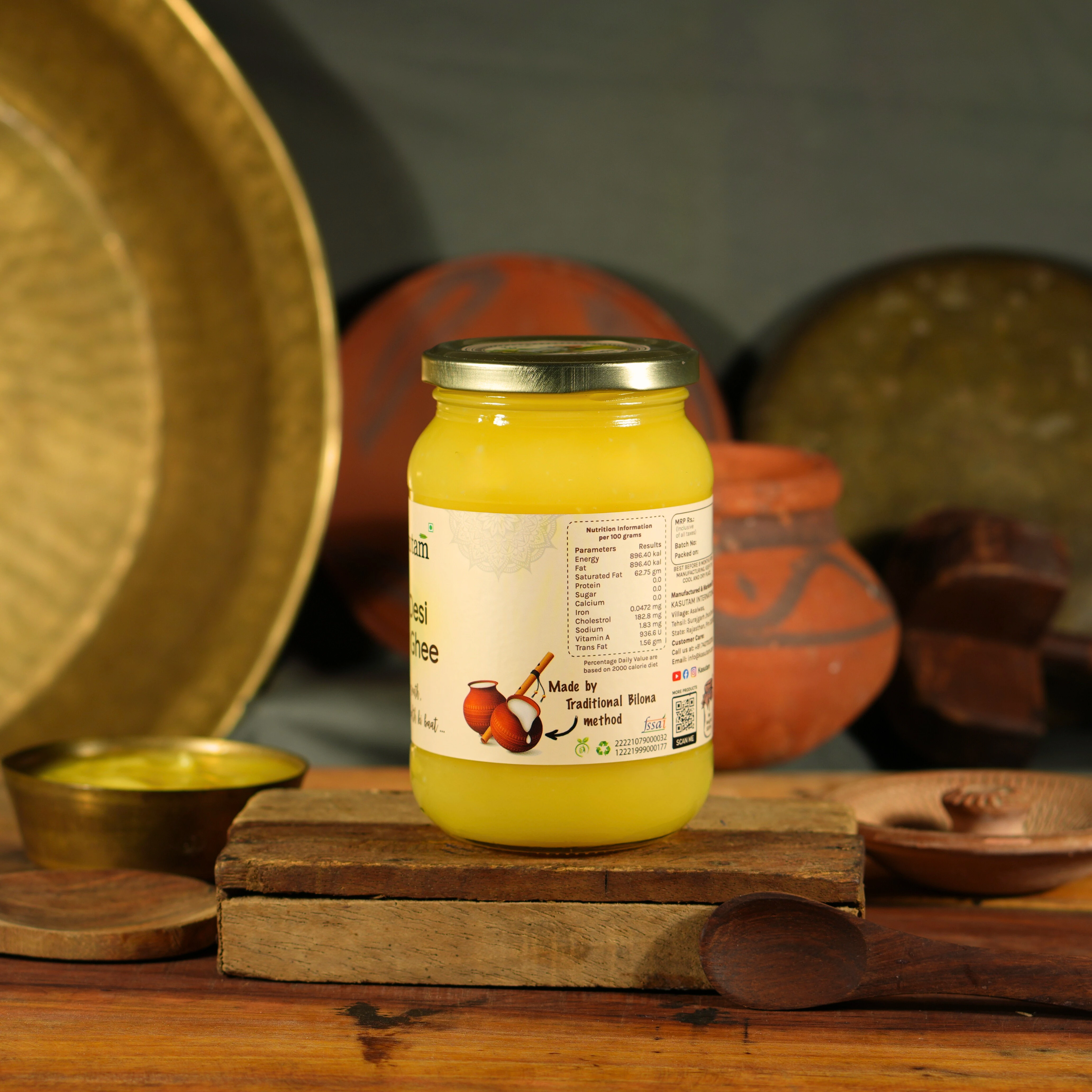 A2 Desi Cow Bilona Ghee 500 ML